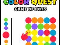 Головоломка Цветной квест: тапай по цветным точкам и перекрашивай поле