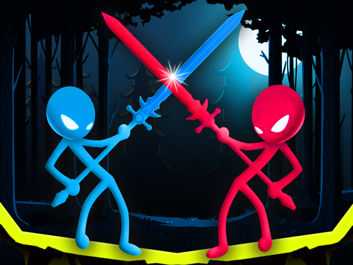 Stickman Duel. Игра взрывная дуэль — Stick Bang. Игры на двоих человечки меняют цвет.