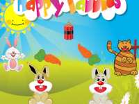 Счастливые кролики: лови и ешь морковку - гиперказуалка на скорость