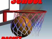 Школа баскетбола: целиться и бросать мяч в кольцо
