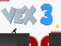 Игра VEX 3 платформер в стиле стикмен: беги, обходя препятствия