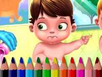 Детская раскраска: выбирать малышей, чтобы разрисовать