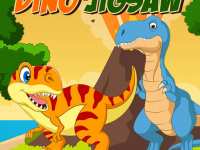 Дино-пазл: искать части, чтобы складывать картинку с динозаврами