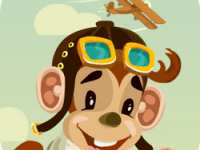 Приключения обезьянки-пилота Томми