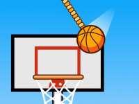 Баскетбол: отрежь веревку и попади в кольцо - спортивная аркада