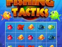 Тактика рыбалки: разбей одинаковые блоки - головоломка