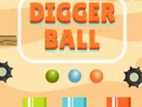 Диггер Шар: проведи цветной мяч к трубе, обходя препятствия
