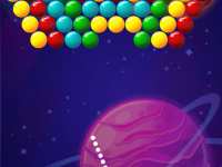 Бабл Шутер на Сатурне: стреляй разноцветными шариками