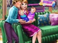 День Семьи Ледяной принцессы: убираться в доме и ухаживать за малышами - для девочек