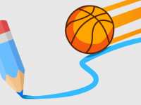 Баскетбольная линия: нарисуй и попади мячом в корзину