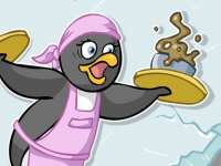 Закусочная пингвина: выполняй заказы и получай деньги - симулятор