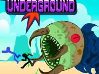 Подземный монстр: прыгать из-под земли и пожирать людей - экшен