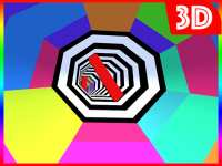 Цветной туннель 3D: меняй направление движения и избегай препятствий