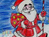 Раскраски с Дедом Морозом: разрисовывать зимнего волшебника