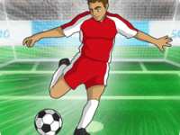 Футбольный герой спортивных соревнований