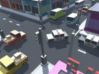 Городские дороги 3D: сделать поворот и войти в полосу движения