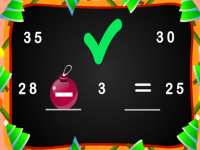 Рождественская математика: поставь правильный символ и реши пример