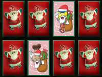 Рождественские талисманы: найди пару по памяти - головоломка