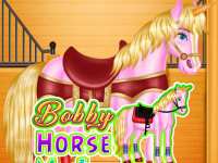 Лечить или украшать лошадь Бобби - для девочек
