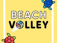 Пляжный волейбол с черепахами: лови мяч и пасуй сопернику